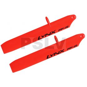 LX61251-SP-R - Plastic Main Blade 125 mm  Stretch Bullet  MCPX-BL   Replica Edition  Orange